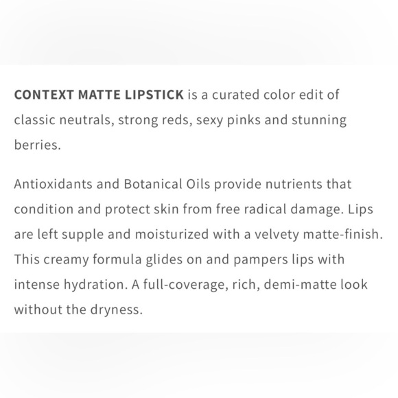 Context Matte Lipstick in Love Gun - Picture 8 of 9